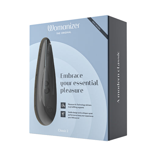 Womanizer Classic 2 Luxury Silicone Vibrator | Pleasure Air Technology Provides Fulfilling Orgasms