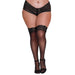 Silicone Lace Top Thigh High Stockings | Lingerie