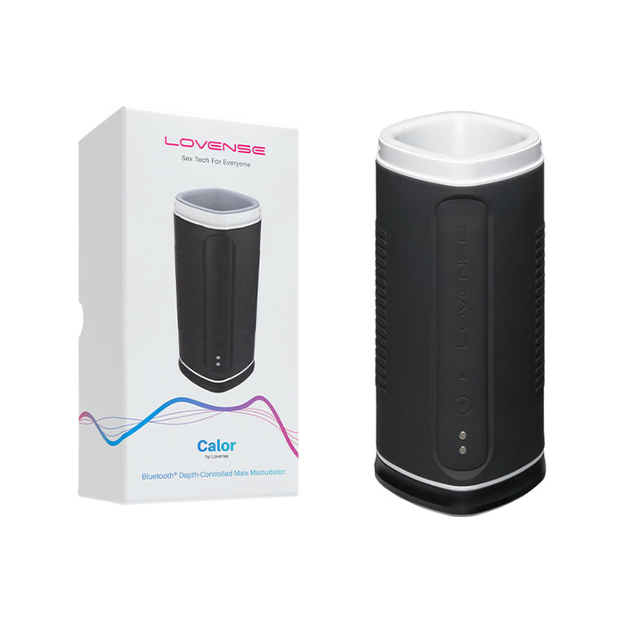 Lovense Calor Bluetooth Depth-Controlled Vibrating and Heating Masturbator