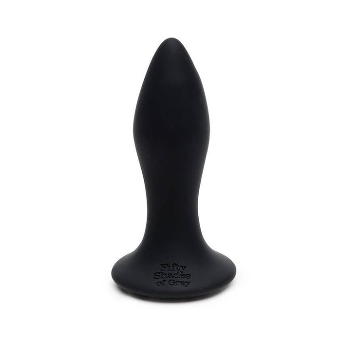 Fifty Shades of Grey Sensation Rechargeable Silicone Vibrating Butt Plug Black