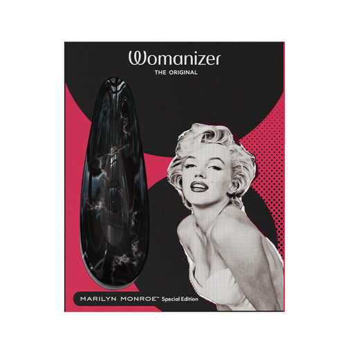 Womanizer | Marilyn Monroe Classic 2 Special Edition | Rechargeable Sensual Clitoral Device | With Ten Perfectly Balanced Intensity Level | Marble Black in Color 
