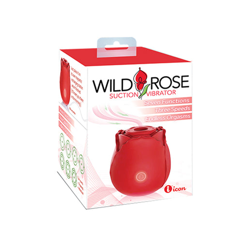 Wild Rose Vibrating Suction Toy | Made from Silky Silicone Material | USB Recharging Platform | Features Seven Functions And Three Speed | One Button Controlled Clitoral Vibe | Intense Suction For Endless Orgasms