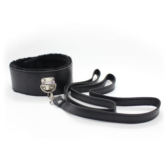 Starting Kit For Couples BDSM | Comfortable Fleece-Lined Bondage Set - Collar, Cuffs, And More