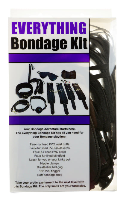 Playful Everything Bondage Set | Everything Bondage Kit Complete For BDSM Play