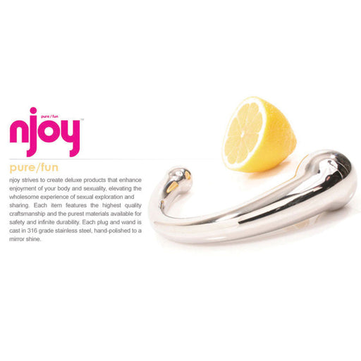 Stainless Steel Pleasure Accessory | NJoy Pure | Safe Stainless Steel Wand