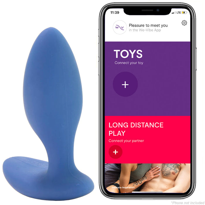 We-Vibe Ditto Rechargeable Remote-Controlled Silicone Vibrating Anal Plug Blue