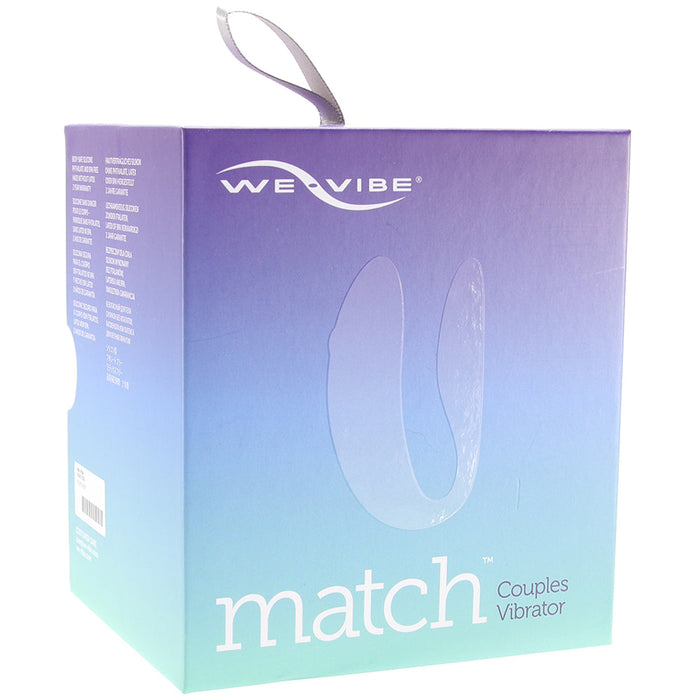 We-Vibe Match Rechargeable Remote-Controlled Silicone Wearable Couples Vibrator Periwinkle