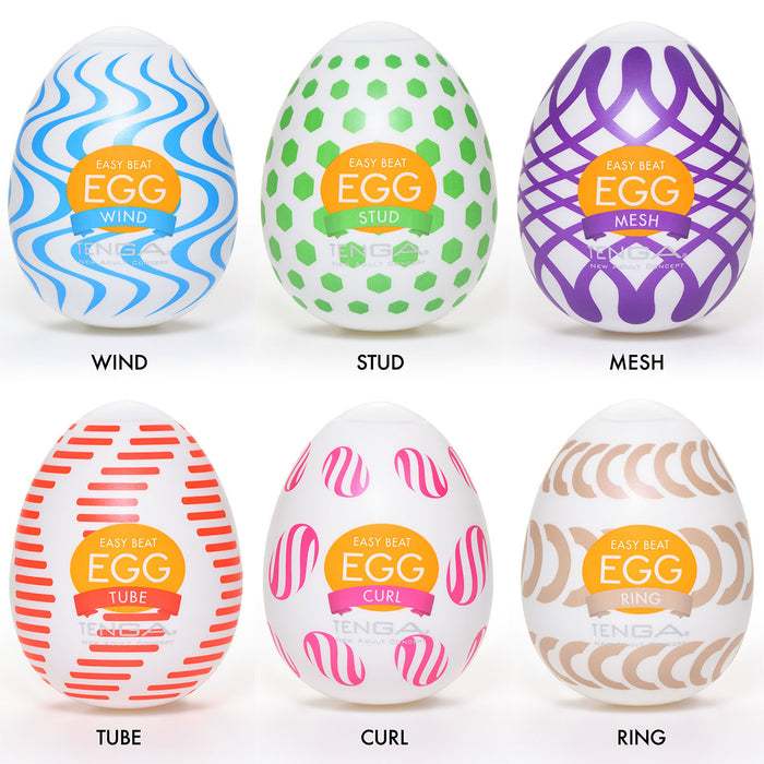 Tenga Easy Beat Egg 6 Pack - Wonder - Male Masturbators | Couples Co. Tenga Easy Beat Egg 6 Pack - Wonder - Male Masturbators | Couples Co.