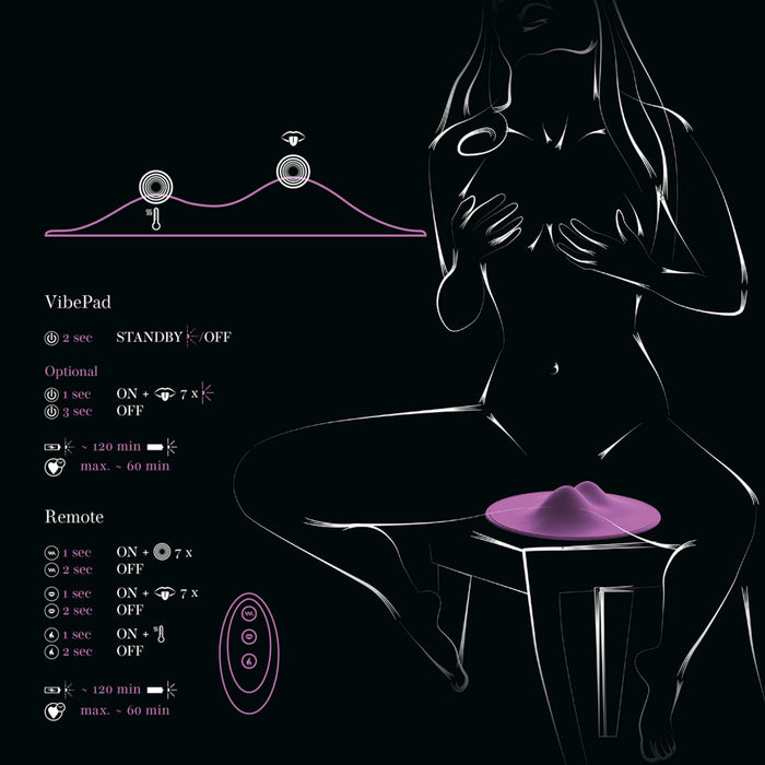 VibePad 2 Clitoral Massager with Warming and Licking VibePad 2 Clitoral Massager with Warming and Licking