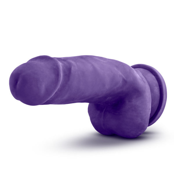 Au Naturel Bold Beefy 7 in Dildo Purple - huge silicone cock