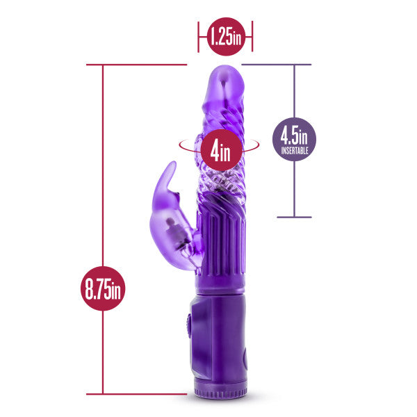 B Yours Beginner's Bunny Purple Rabbit Vibrator  - sex toys for women