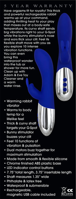 Royal Rabbit Warming Vibrator
