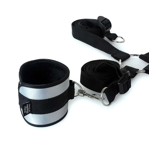 Fifty Shades Bed Restraint Kit - Soft, high quality handcuffs, ankle cuffs