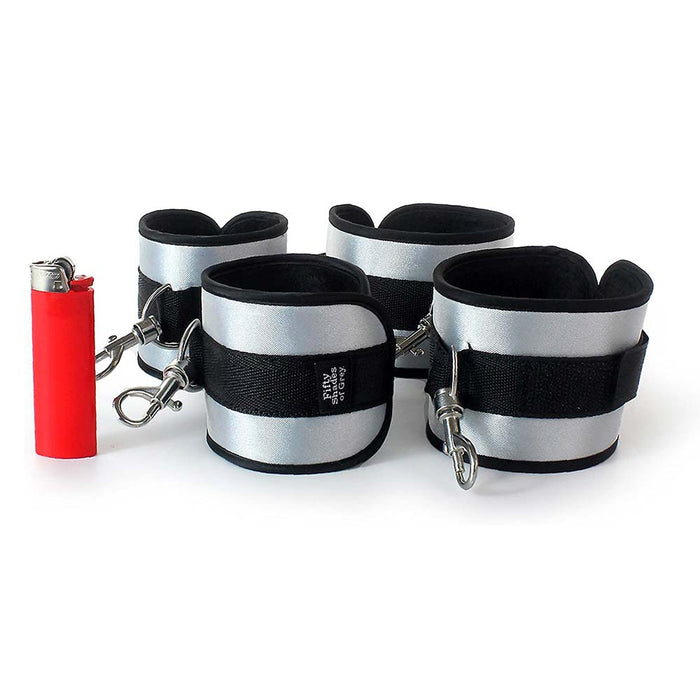 Fifty Shades Bed Restraint Kit - 4 handcuffs for wrists and ankles