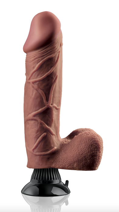 Ultimate Realism With Bulging Veins And Pronounced Head Vibrating Dildo | Easy Twist For Vibration Speed Desired By Real Feel Deluxe