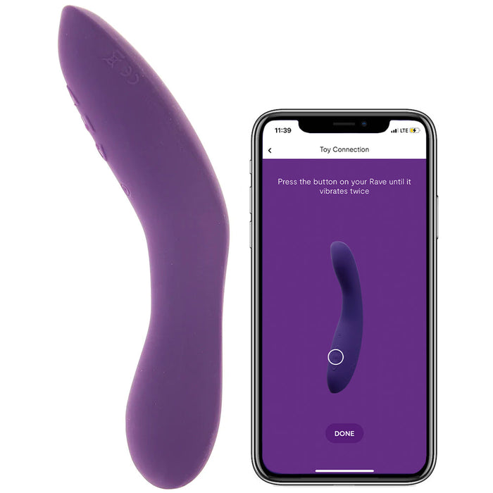 We-Vibe Rave Rechargeable Silicone G-Spot Vibrator Purple