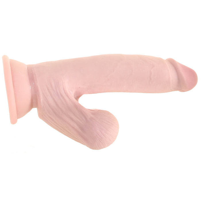 Pipedream King Cock Plus 7 in. Triple Density Cock With Swinging Balls Realistic Suction Cup Dildo Beige