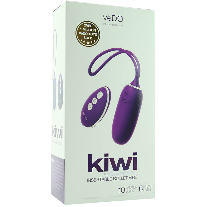 Vedo Kiwi Rechargeable Insertable Bullet Deep Purple