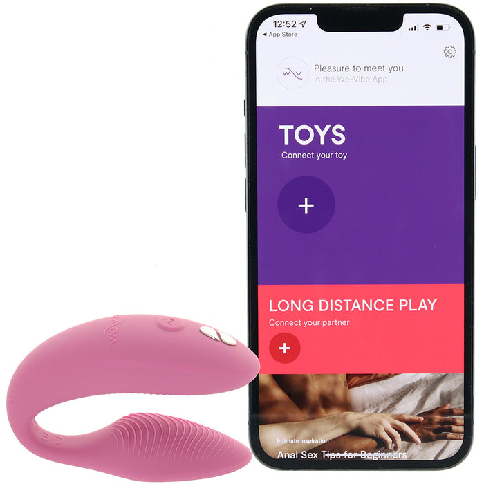 We-Vibe Sync Rechargeable Silicone Couples Vibrator Rose