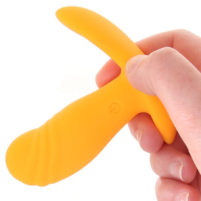 Evolved Creamsicle Rechargeable Remote-Controlled Silicone G-Spot and Prostate Massager Orange