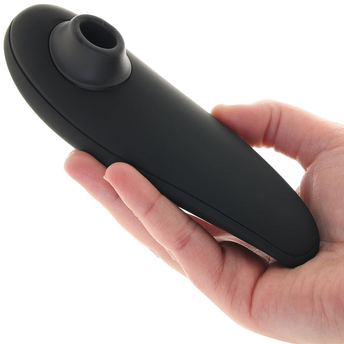 Womanizer Female Stimulator | Slight Curved Handle For Easier Hold | Ergonomic Oval Opening For Better Coverage 