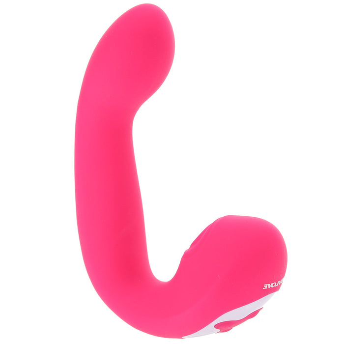 Evolved Buck Wild Rechargeable Silicone Dual Stimulator Pink