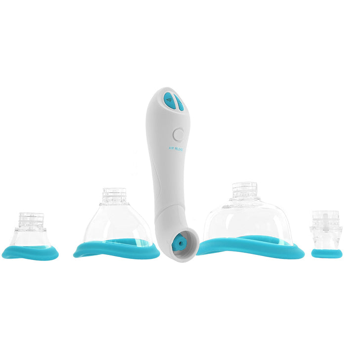 Bloom - Intimate Body Pump - Automatic - Vibrating - Rechargeable Blue/White