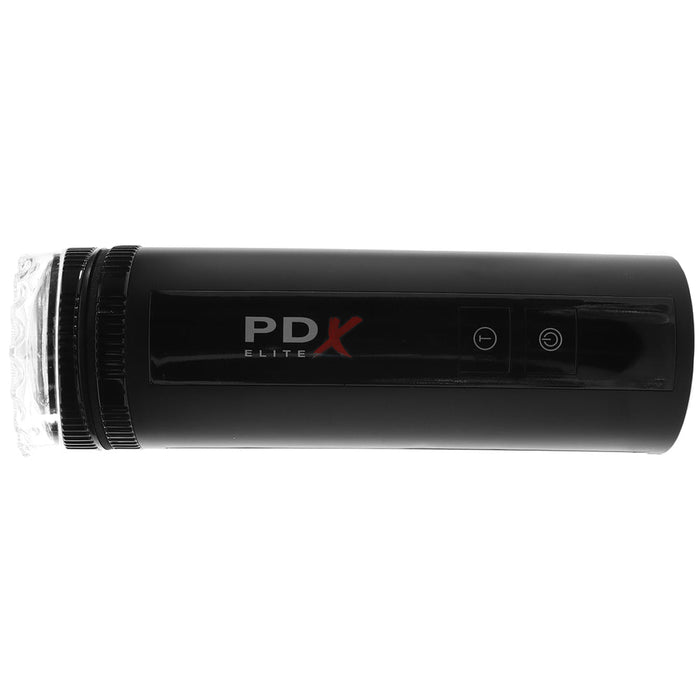 PDX Elite Moto Bator X Thrusting Masturbator Clear/Black