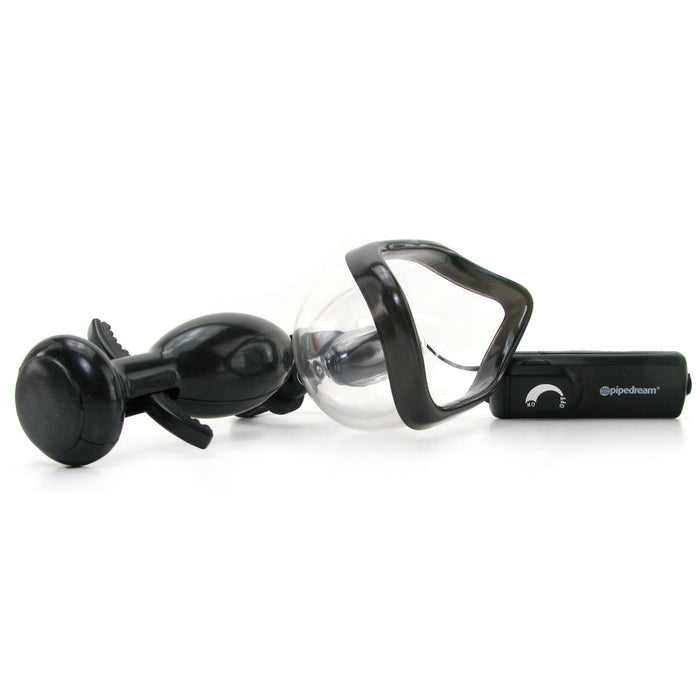 Pipedream Fetish Fantasy Extreme Vibrating Pussy Pump Clear/Black