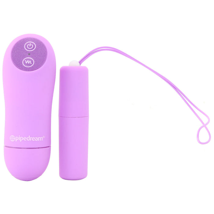 Pipedream Fantasy For Her Crotchless Panty Thrill-Her & Remote-Controlled Rechargeable Bullet Vibrator Purple
