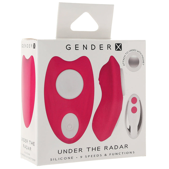 Gender X Under The Radar Rechargeable Remote-Controlled Magnetic Silicone Underwear Vibrator Pink | Couples Co. Gender X Under The Radar Rechargeable Remote-Controlled Magnetic Silicone Underwear Vibrator Pink | Couples Co.