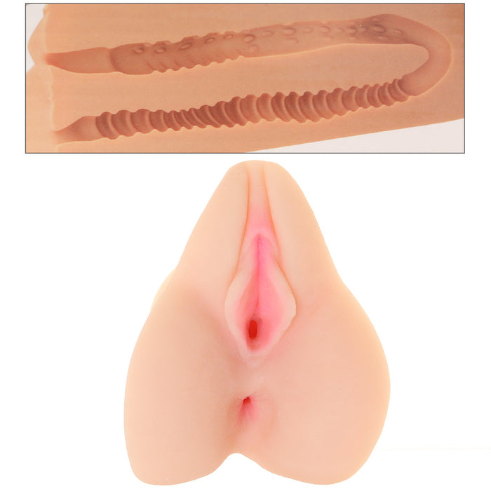 PDX Plus Pick Your Pleasure Dual Entry Stroker Beige