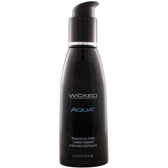 Wicked Aqua Fragrance Free Water Based Lubricant 8.5 oz.