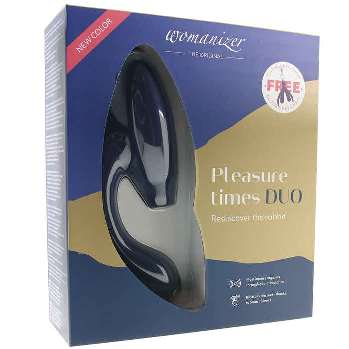 Womanizer DUO Clitoris Stimulator | Uses Pleasure Air Technology | Combination Of G-Spot Vibrations And Clitoral Suction