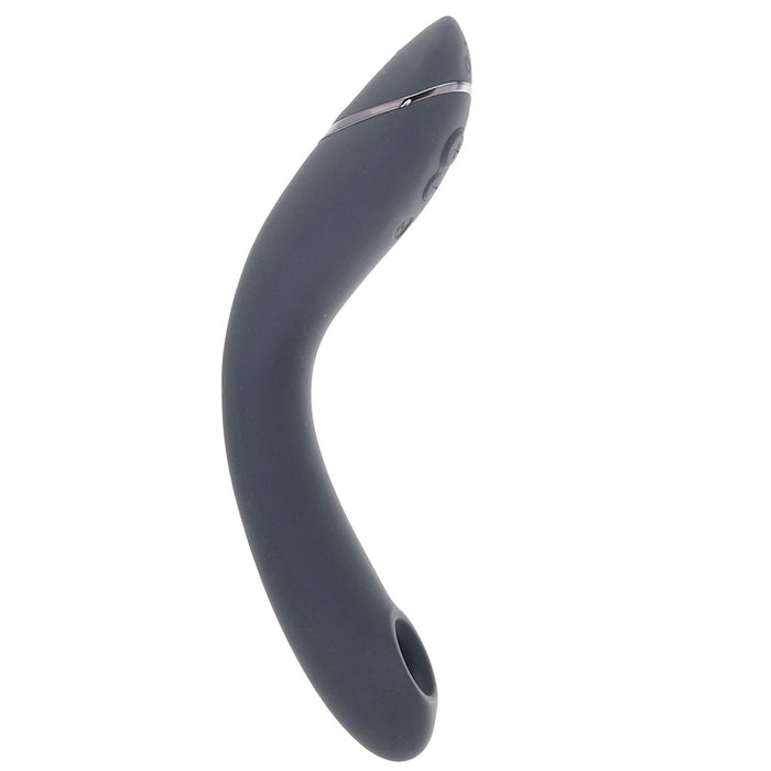 Womanizer Lightweight Vibrating Clit Toy | Curved To Your Body | Flexible Arm For Comfortable Custom Fit | Designed With Small Silver-Colored ABS Plastic Ring 