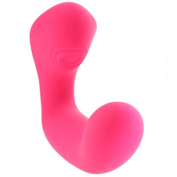 Evolved Buck Wild Rechargeable Silicone Dual Stimulator Pink