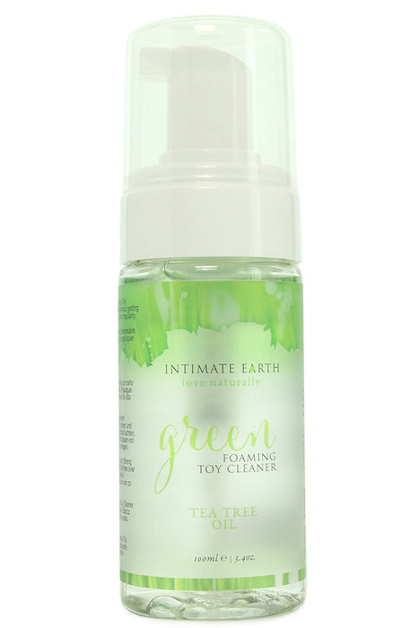 Intimate Earth Green Foaming Toy Cleaner with Tea Tree Oil 3.4 oz.