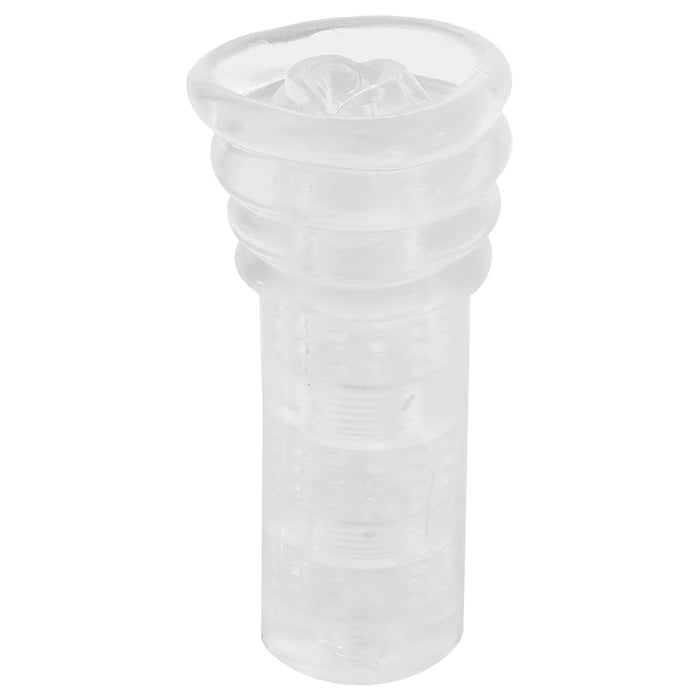 Blush M for Men All Nighter Glow in the Dark Textured Stroker Clear | Male Masturbator | Couples Co. Blush M for Men All Nighter Glow in the Dark Textured Stroker Clear | Male Masturbator | Couples Co.