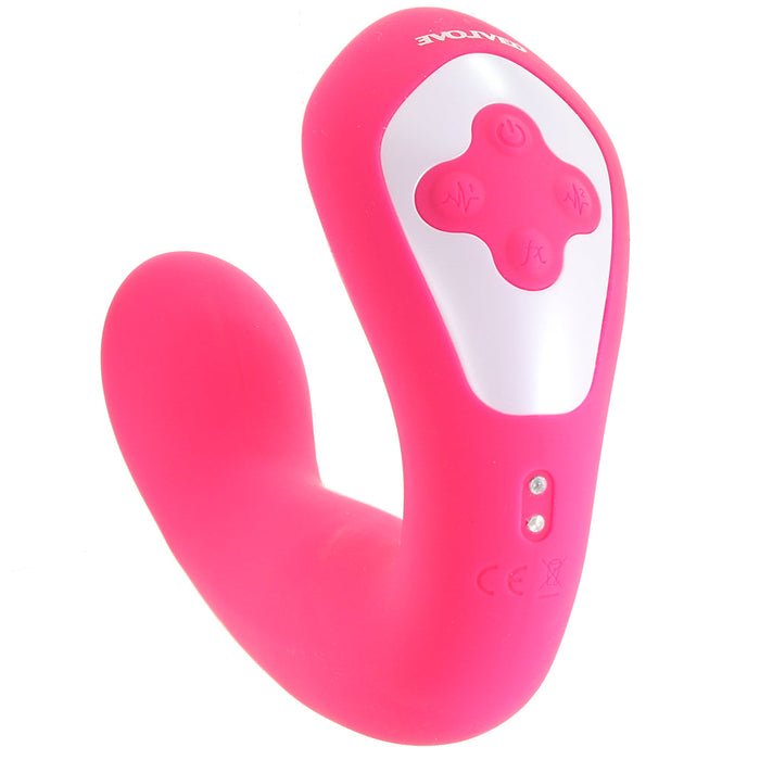 Evolved Buck Wild Rechargeable Silicone Dual Stimulator Pink