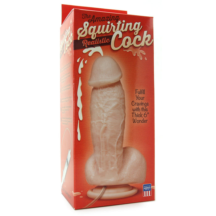 The Amazing Squirting Realistic Cock White