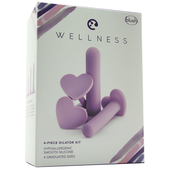Blush Wellness 4-Piece Silicone Dilator Kit Purple