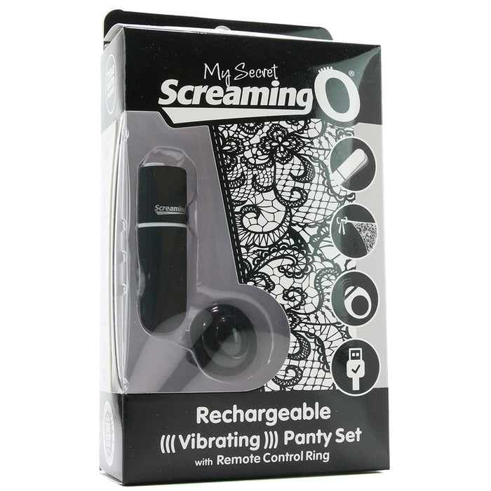 Screaming O My Secret Charged Remote Control Panty Vibe - Black