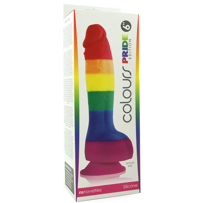 Colours Pride Edition 6in Dong | Dildo | G Spot | Pride Dildo