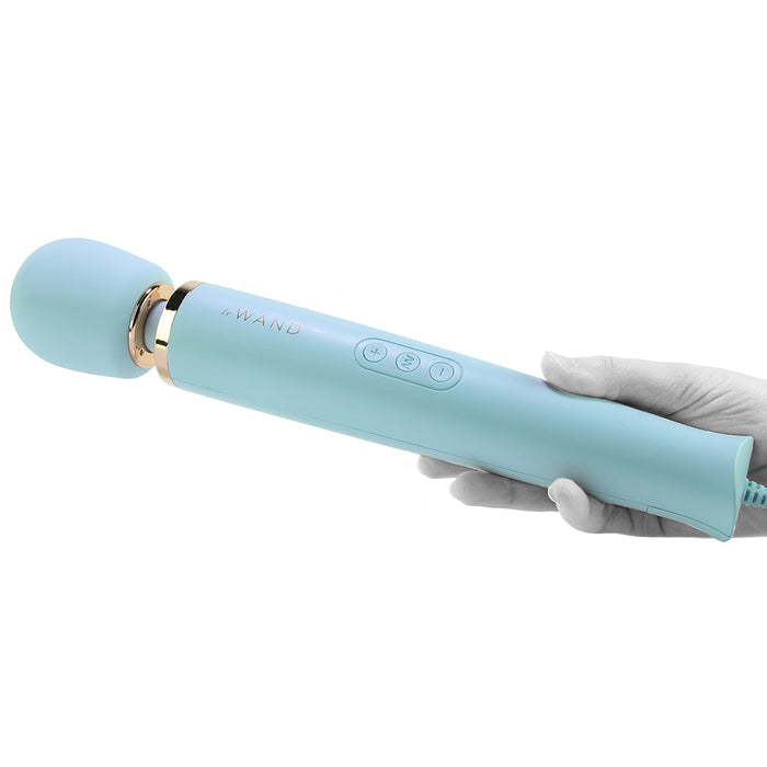 Le Wand Powerful Plug-In Vibrating Massager Sky Blue