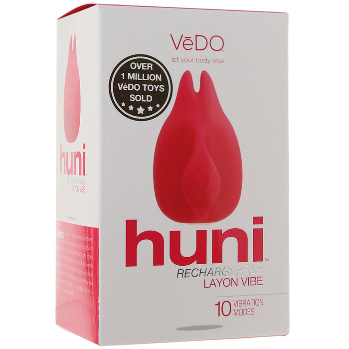 Vedo Huni Rechargeable Finger Vibe Tease Me Foxy Pink