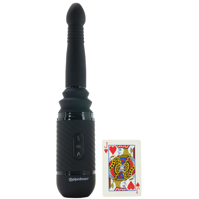 Pipedream Anal Fantasy Elite Collection Rechargeable Remote-Controlled Silicone Vibrating Ass Thruster Black