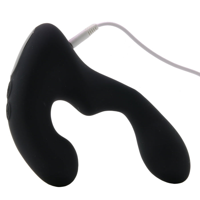 Pipedream Anal Fantasy Elite Collection Rechargeable Vibrating Silicone Ultimate P-Spot Milker Black