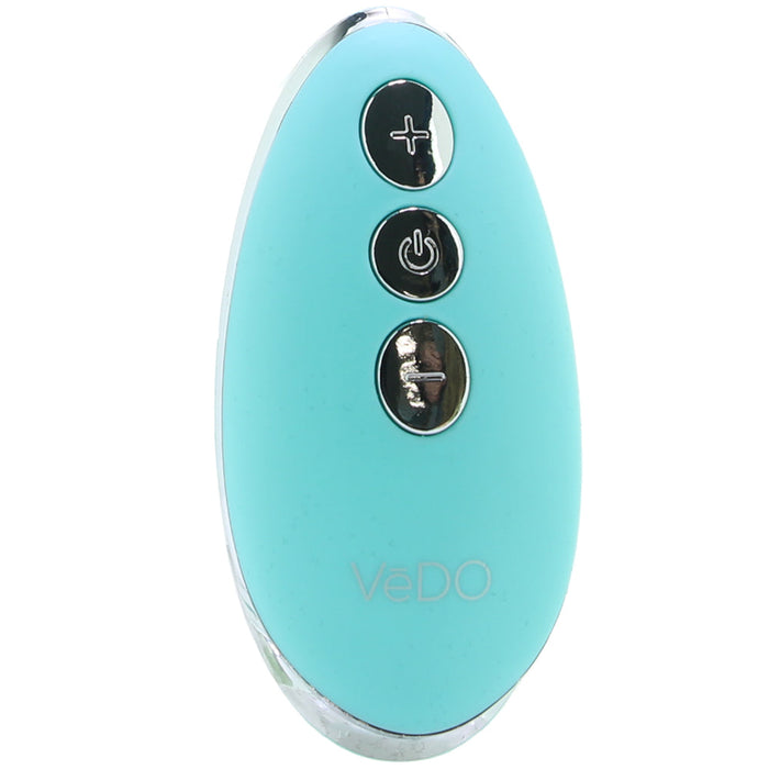 Vedo Kiwi Rechargeable Insertable Tease Me Turquoise Bullet