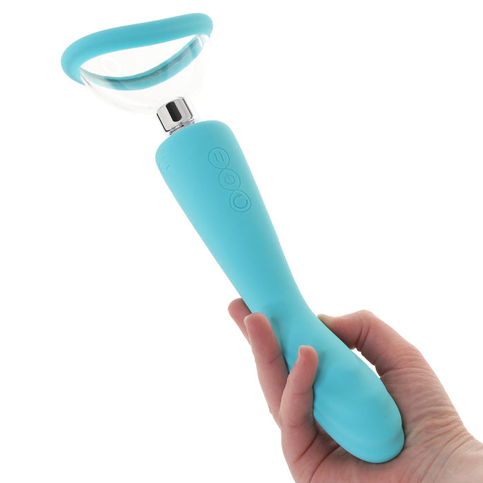 INYA Pump and Vibe With Interchangeable Suction Cups - Teal