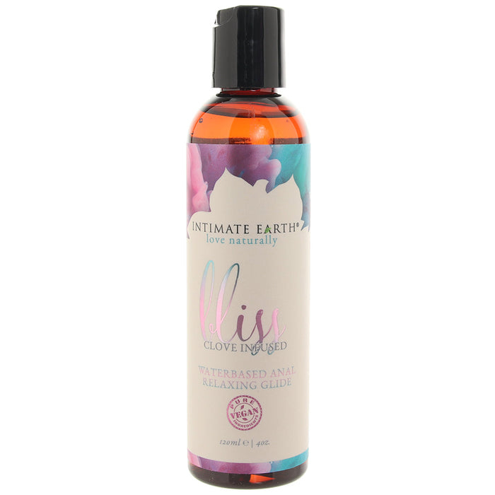 Intimate Earth Bliss Clove Infused Water-Based Anal Relaxing Glide 4 oz.